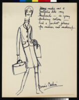 Cashin's illustrations of handbag designs for Coach. f10-04