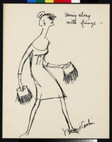 Cashin's illustrations of handbag designs for Coach. f10-05