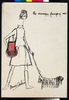 Cashin's illustrations of handbag designs for Coach. f10-12