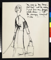 Cashin's ready-to-wear design illustrations for Sills and Co., titled "Salute to Ernestine Carter." b082_f12-01