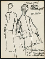 Cashin's illustrations of knitwear designs. b183_f14-07