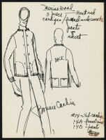 Cashin's illustrations of knitwear designs. b183_f14-14