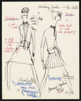 Cashin's illustrations of knitwear designs. b183_f12-04