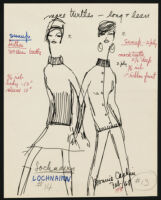 Cashin's illustrations of knitwear designs. b183_f12-06