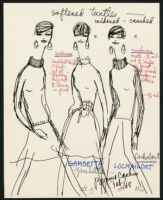 Cashin's illustrations of knitwear designs. b183_f12-02