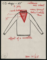 Cashin's illustrations of knitwear body styles. f13-02