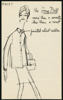 Cashin's illustrations of pullover sweater and knit dress designs. f11-30