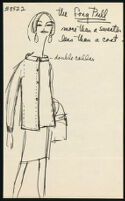 Cashin's illustrations of pullover sweater and knit dress designs. f11-19