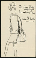Cashin's illustrations of pullover sweater and knit dress designs. f11-09