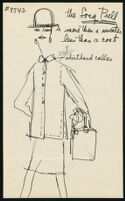 Cashin's illustrations of pullover sweater and knit dress designs. f11-24
