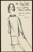 Cashin's illustrations of pullover sweater and knit dress designs. f11-26