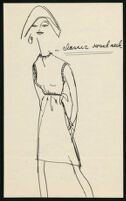 Cashin's illustrations of pullover sweater and knit dress designs. f11-03