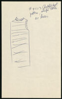 Cashin's illustrations of pullover sweater and knit dress designs. f11-15