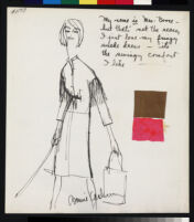 Cashin's ready-to-wear design illustrations for Sills and Co., titled "Salute to Ernestine Carter." b087_f04-02