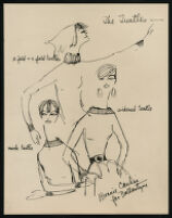 Cashin's illustrations of knitwear designs. b183_f10-05