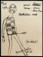 Cashin's illustrations of knitwear designs. b183_f07-17