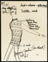 Cashin's illustrations of knitwear designs. b183_f07-19