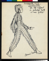 Cashin's illustrations of environmental hazard suit designs. f01-05