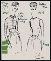 Cashin's illustrations of knitwear designs. b183_f04-04