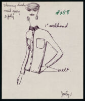 Cashin's illustrations of knitwear designs. b183_f04-15