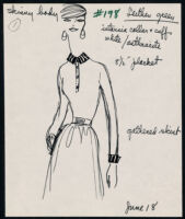 Cashin's illustrations of knitwear designs. b183_f04-07