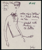 Cashin's illustrations of knitwear designs. b183_f04-17