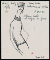 Cashin's illustrations of knitwear designs. b183_f04-10