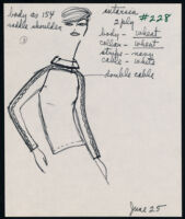 Cashin's illustrations of knitwear designs. b183_f04-12