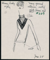 Cashin's illustrations of knitwear designs. b183_f04-13