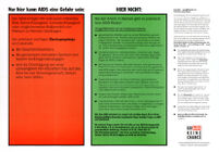 AIDS information poster