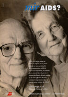 Poster of an elderly couple representing compassion [descriptive]