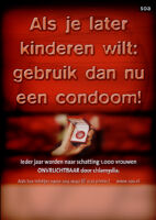 Als je later kinderen wilt: gebruik dan nu een condoom! [inscribed]