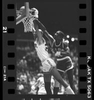 UCLA's Reggie Miller and Santa Clara's Chris Lane, 1986
