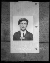 Copy of confessed police killer Phil Alguin's mugshot, Calif., circa 1923