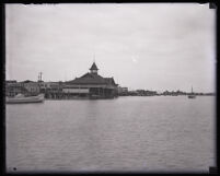 Balboa pavilion and surrounding docks, Newport Beach, circa 1924