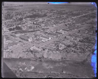 Aerial view after an earthquake, Calexico and Mexicali, 1927