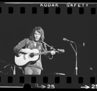 Neil Diamond on stage at the Greek Theater in Los Angeles, Calif., 1972