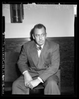 John Steinbeck, seated portrait, 1949