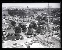 Oil wells, Inglewood, circa 1925