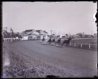 Harness races at the Ventura County Fair, Ventura, 1924
