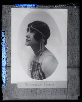 Portrait of Princess Estelle De Broglie of France in 1929 during visit to Los Angeles, 1929