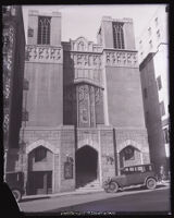 Facade of First German Methodist Episcopal Church, Los Angeles, 1920
