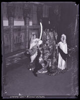 David Hutton as a Pharaoh for "The Iron Furnace" at the Angelus Temple, Los Angeles, 1931