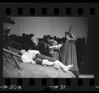 Scene from production of "Cyrano de Bergerac" at the Ahmanson Theatre in Los Angeles, Calif., 1973
