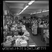 Cataloging department of the Los Angeles Central Library, 1975