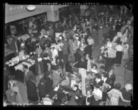 Crowded department store during Los Angeles Dollar Day, 1936