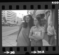 13-year-old Alexandra (Ally) Sheedy and her mother, Charlotte in Los Angeles, Calif., 1975