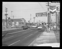 Intersection of Figueroa St. and Slauson Ave. in Los Angeles, Calif., 1960