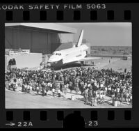 Unveiling of the Space Shuttle Enterprise in Palmdale, Calif., 1976