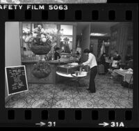 Bar of the Bullocks Wilshire Tea Room in Los Angeles, Calif., 1980